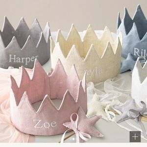 Linen Crown for kids